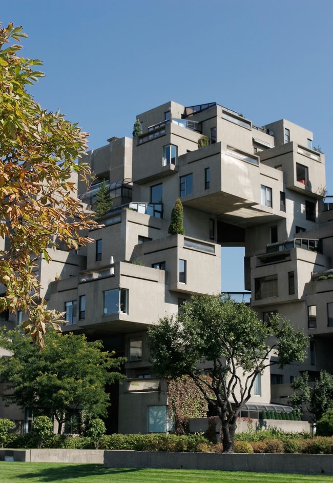 Жилой комплекс Habitat Моше Сафди построил в Монреале в 1967 году. Проект предлагавший новые схемы организации...