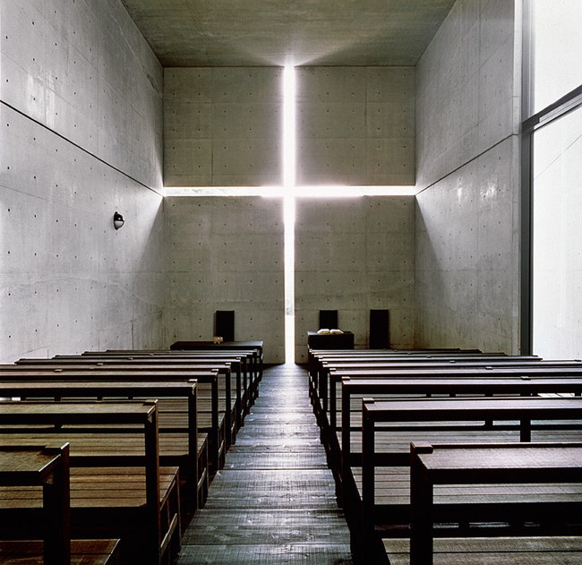 Церковь Света в Осаке Тадао Андо 1989.