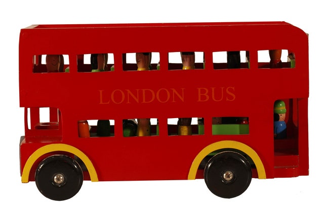 Игрушка “Лондонский автобус” дерево Dragons