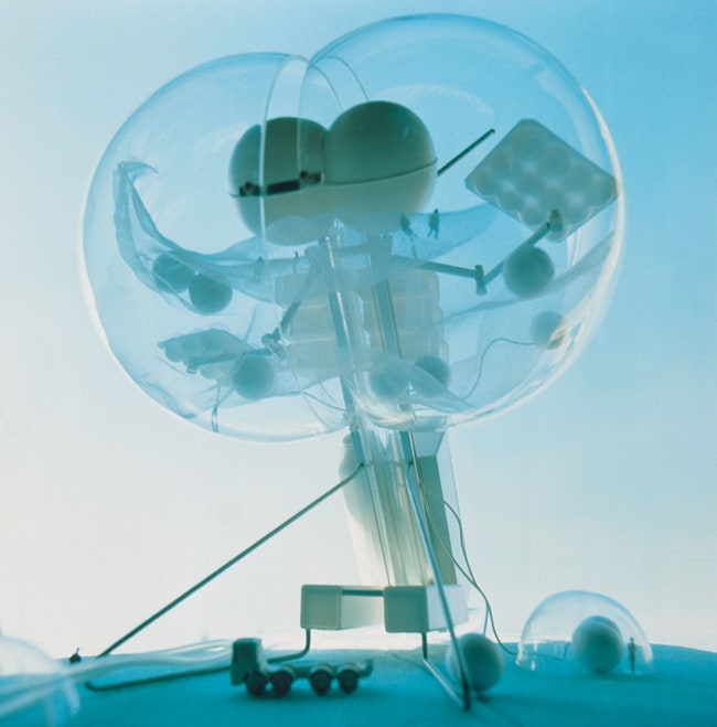 Инсталляция The Cloud проект Coop Himmelbau 1968 год