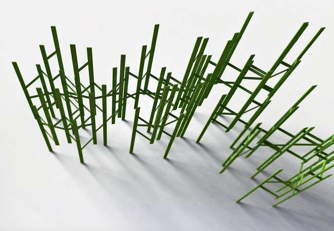 Бамбук в интерьере дизайнерские комод стол скамья ширма светильники | Admagazine