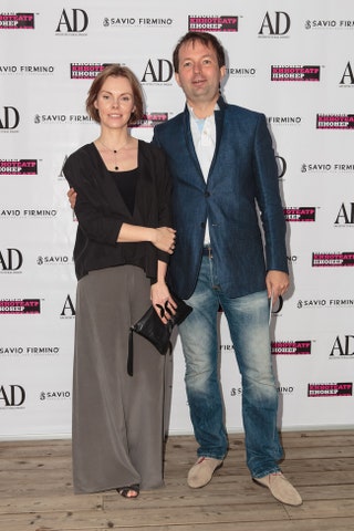 Анна Фадеева  с супругом.