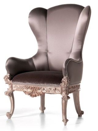 Кресло из коллекции Manet дерево шелк.