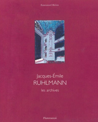Изысканная монография 2004 года о ЖакеЭмиле Рулльмане с факсимиле его архивов  папка с завязками из тесьмы и двумя...
