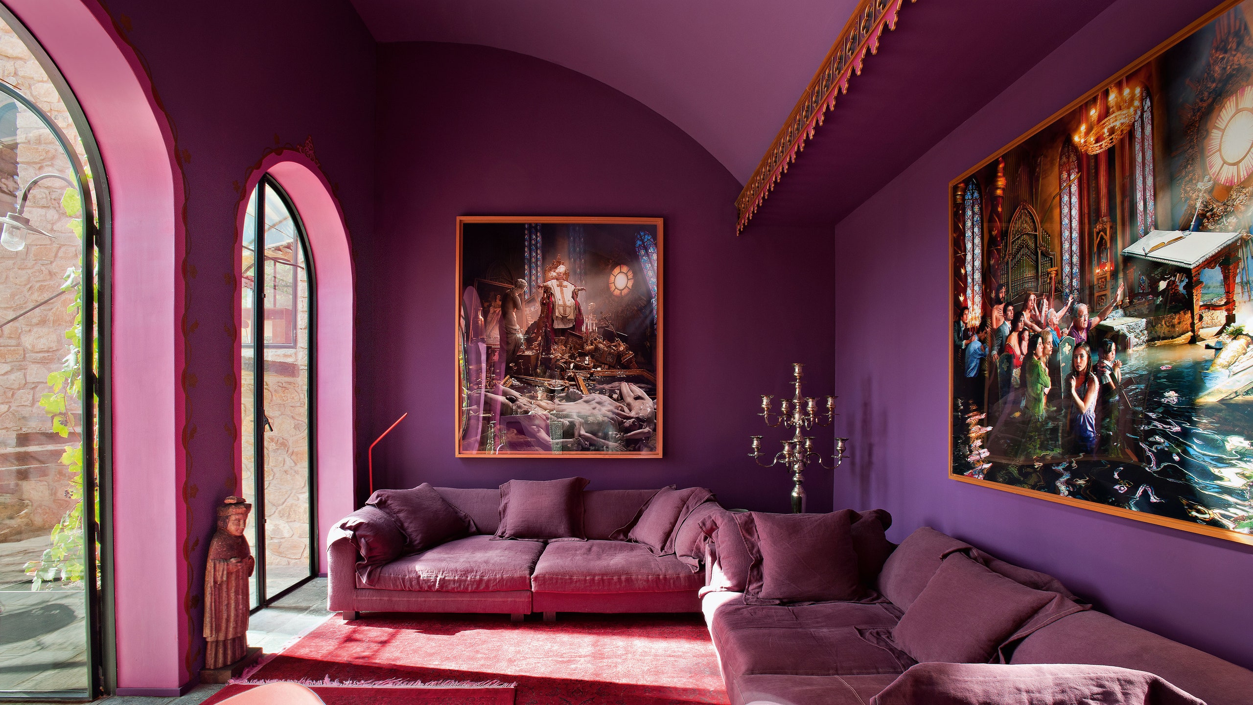 Шато Кастиньо во Франции интерьеры дома Марка Верстрате и Тины Клайс | Admagazine