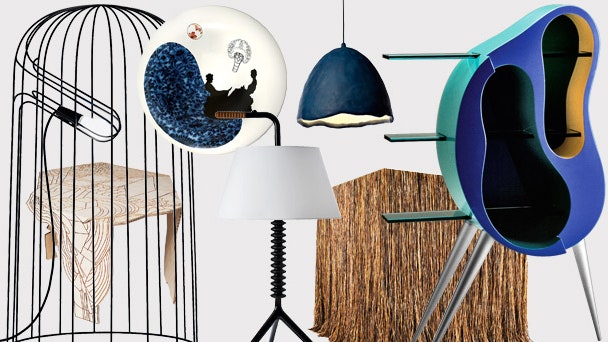 Сюрреализм в предметах интерьера для дома этажерка кровать стул стол светильники | Admagazine