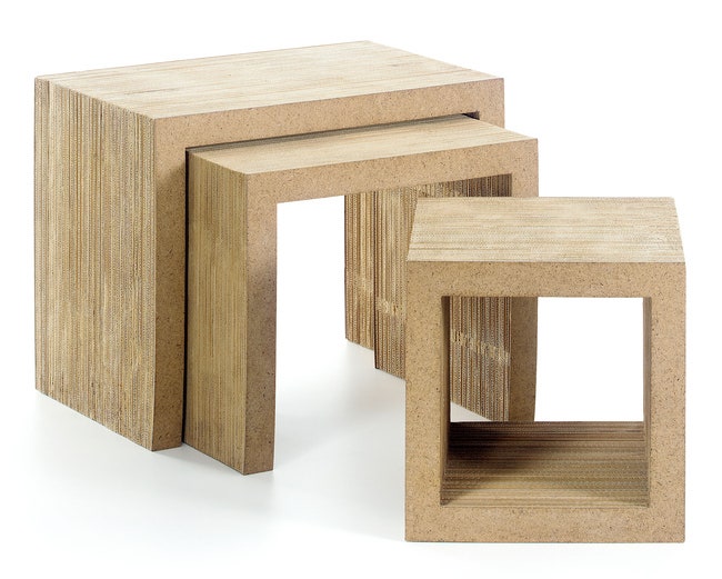 Набор столиков картон дизайнер Фрэнк Гери Vitra