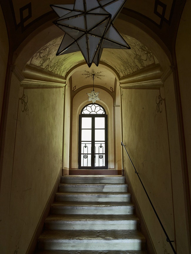 Интерьер замка в английском стиле поместье Алфейнов в Италии