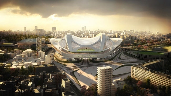 Cтадион по проекту Захи Хадид в Токио