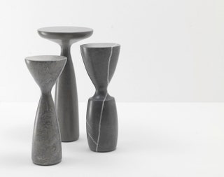 Серия каменных столиков Stoneware 2012.