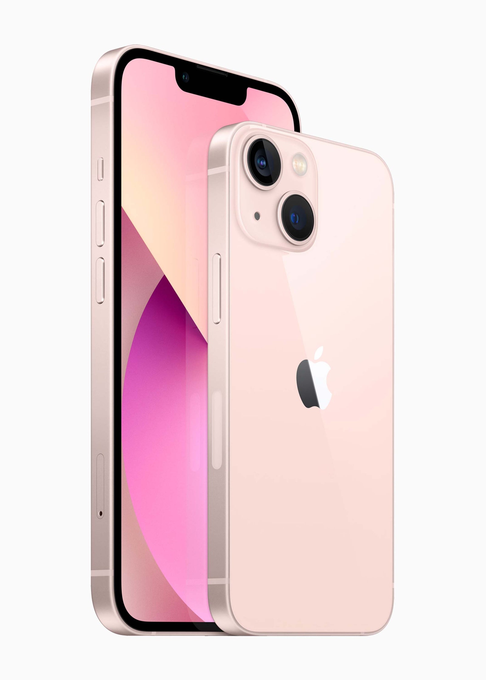 Новые модели iPhone 13 и iPhone 13 mini цвета обновленная система двух камер и iOS 15