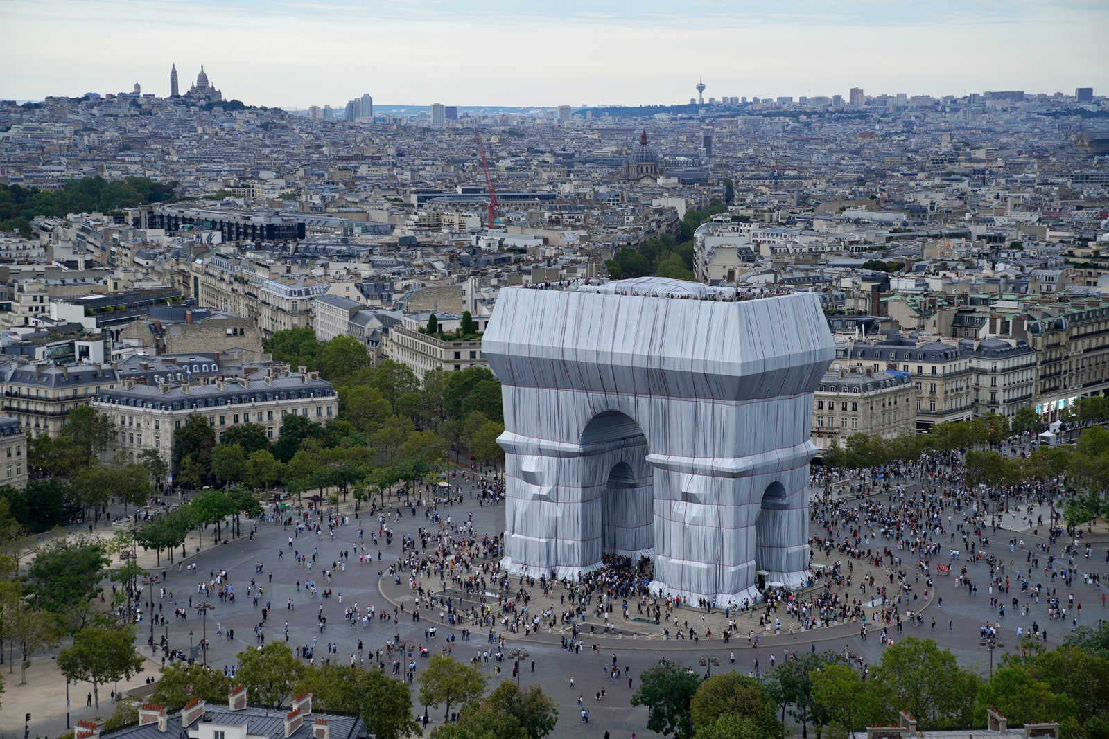 Триумфальная арка Париж архитектура
