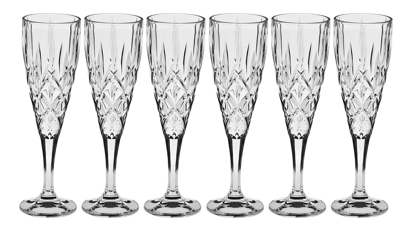 Набор бокалов для шампанского Crystal Bohemia 6шт. 6320 руб.