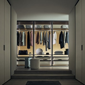 Дизайн-тренд: открытый шкаф для одежды