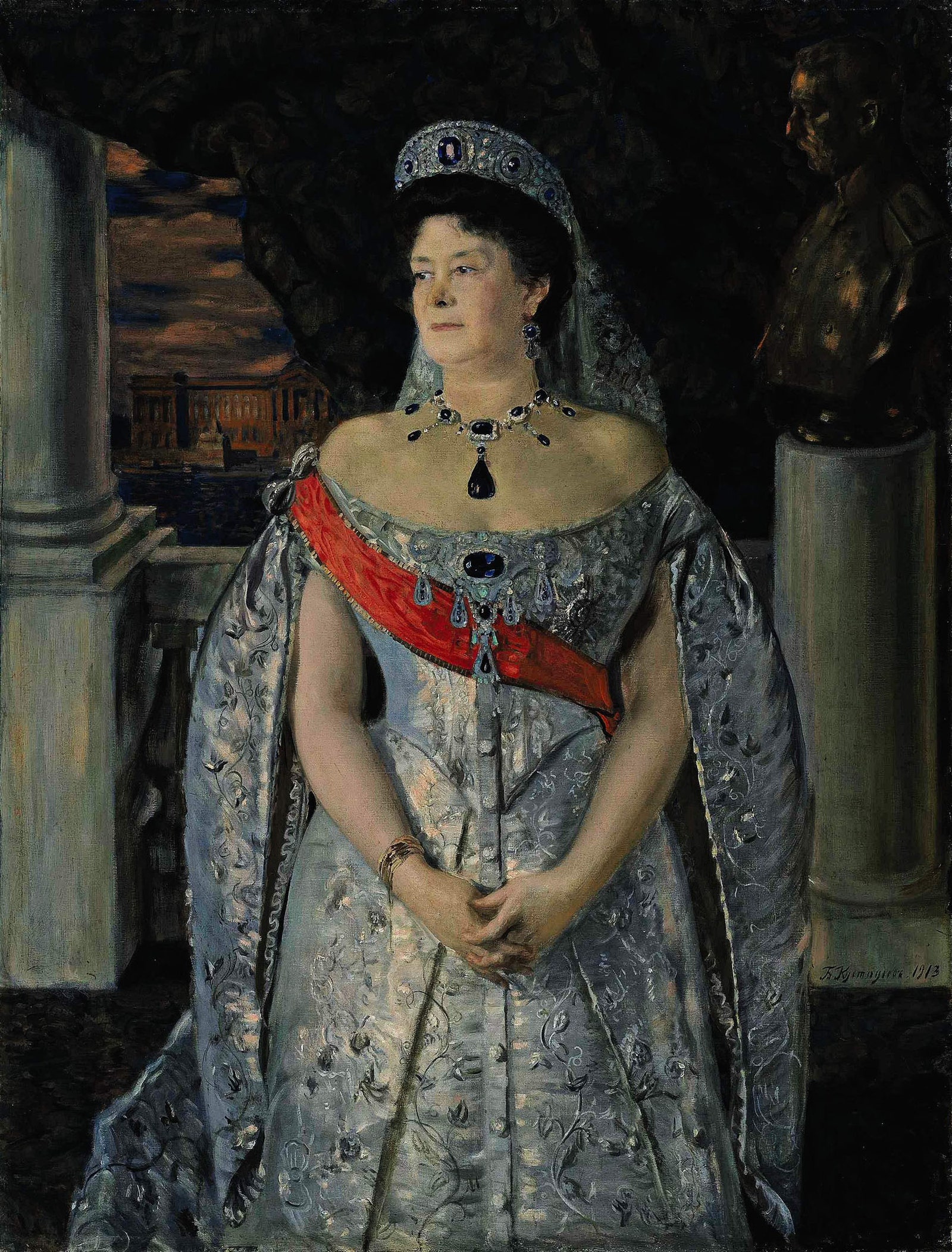 Борис Кустодиев портрет великой княгини Марии Павловны.