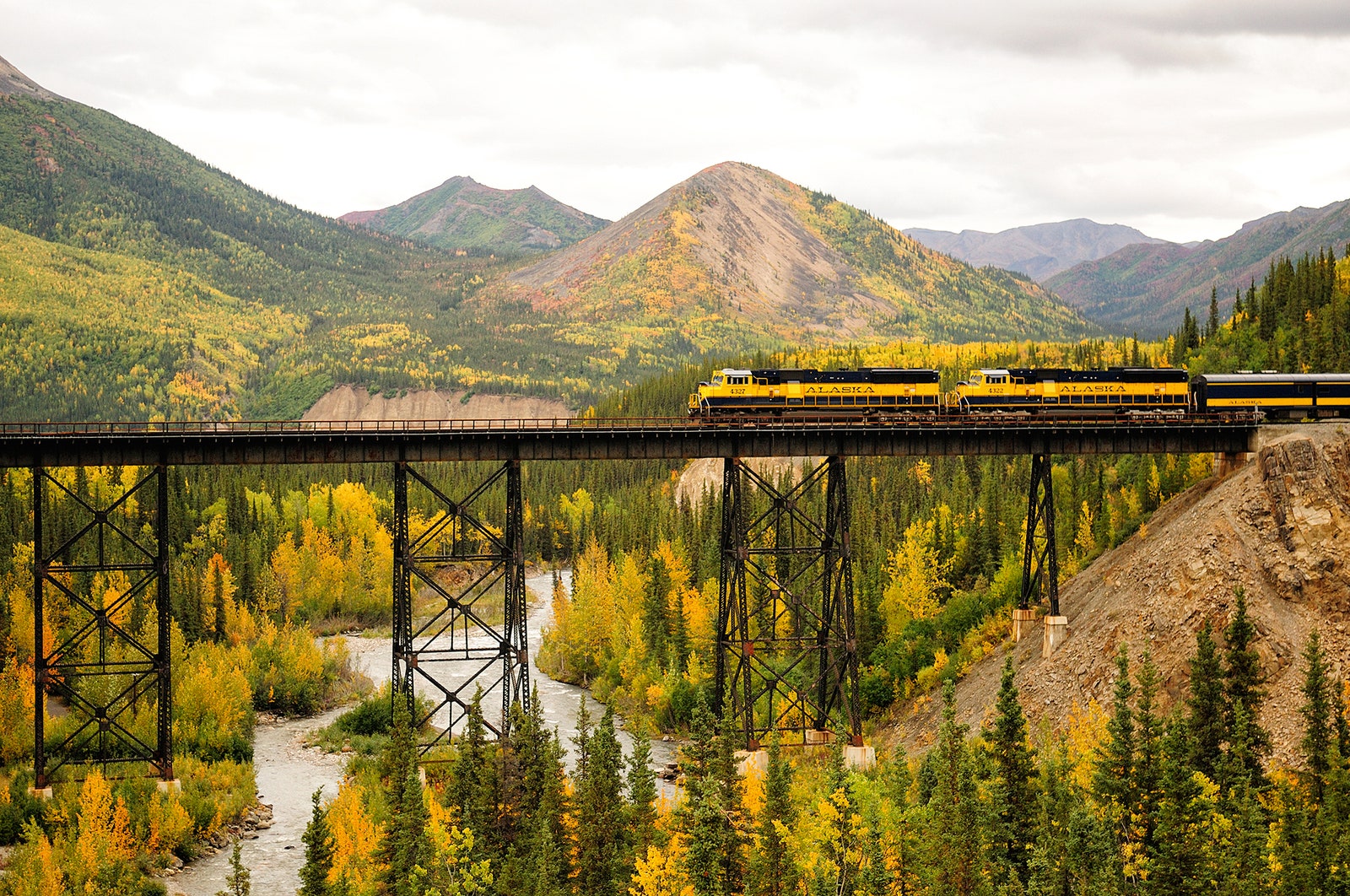 Denali Star Alaska Eisenbahn Zug Reise Travel