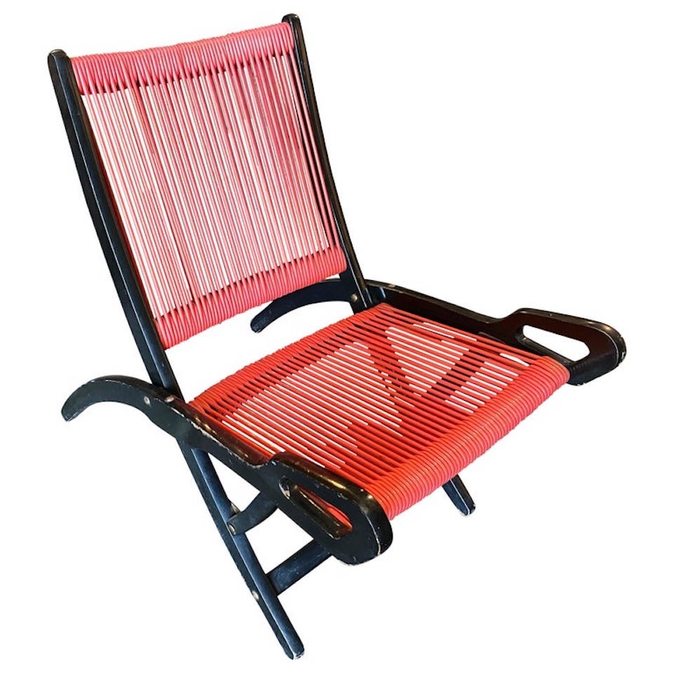 Складное кресло Ninfea 1970е Reguitti.