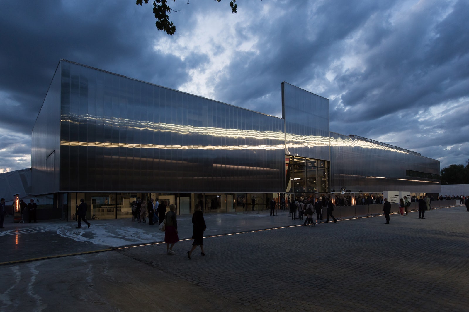 MOSCOW RUSSIA  JUNE 10  A general view of the  Garage Museum of Contemporary Art New Building by OMA on June 10 2015 in...