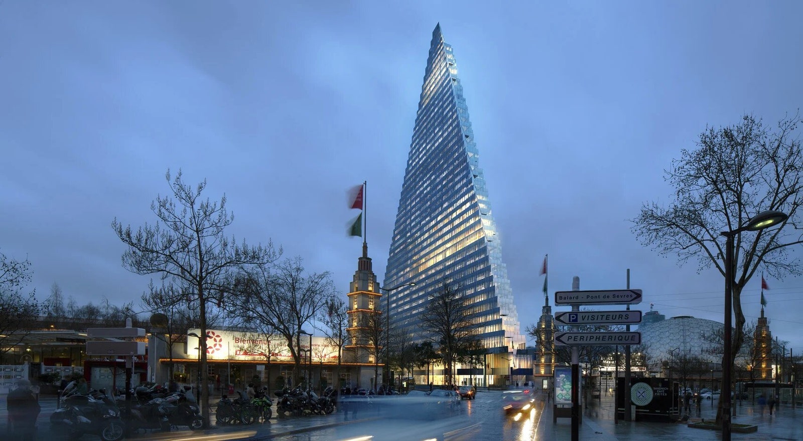 В Париже начинается строительство небоскреба по проекту Herzog  de Meuron