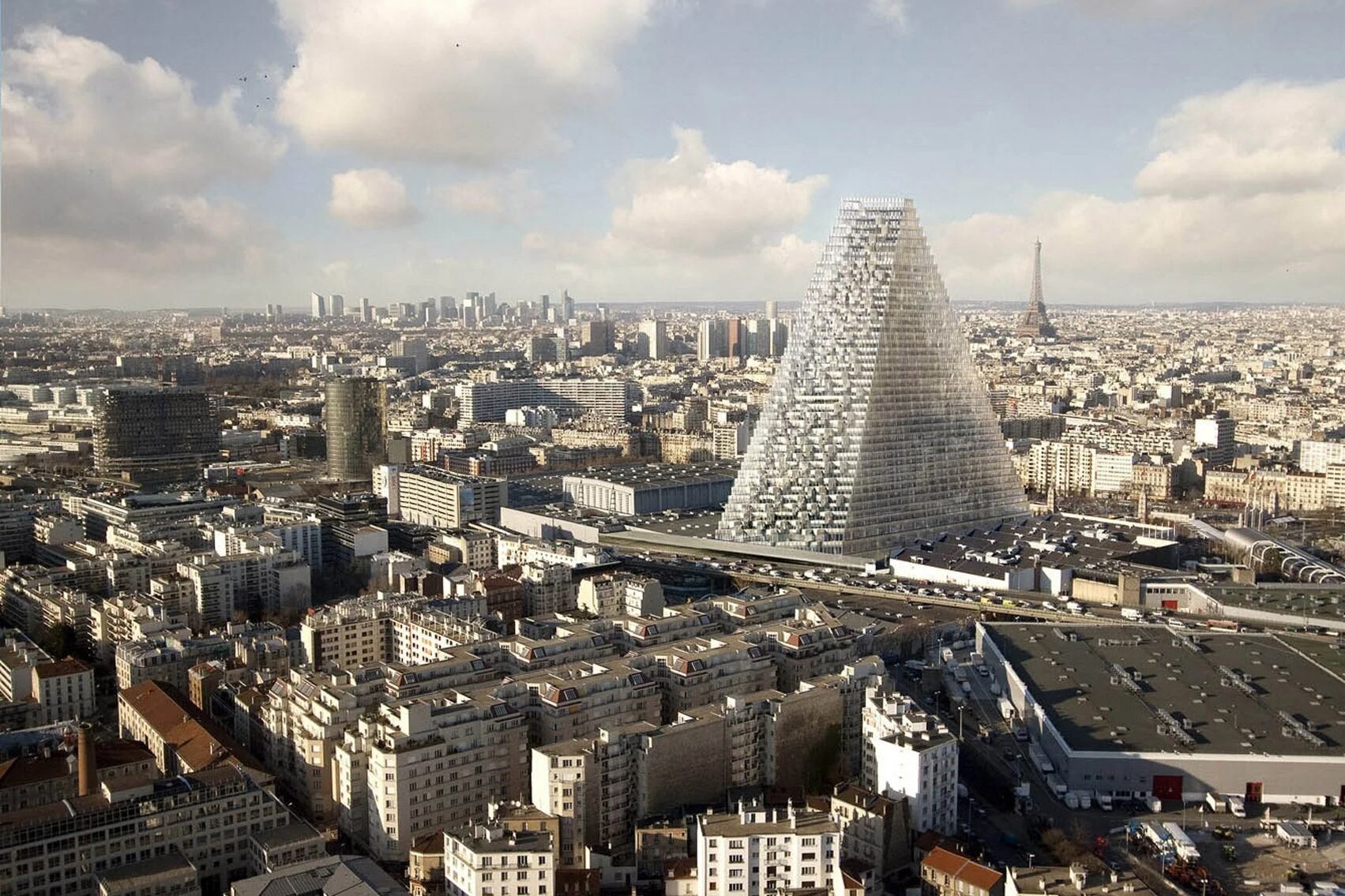 В Париже начинается строительство небоскреба по проекту Herzog & de Meuron  | AD Magazine