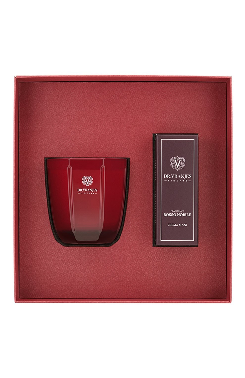 Подарочный набор — свеча и крем для рук с ароматом Rosso Nobile 10 200 руб.