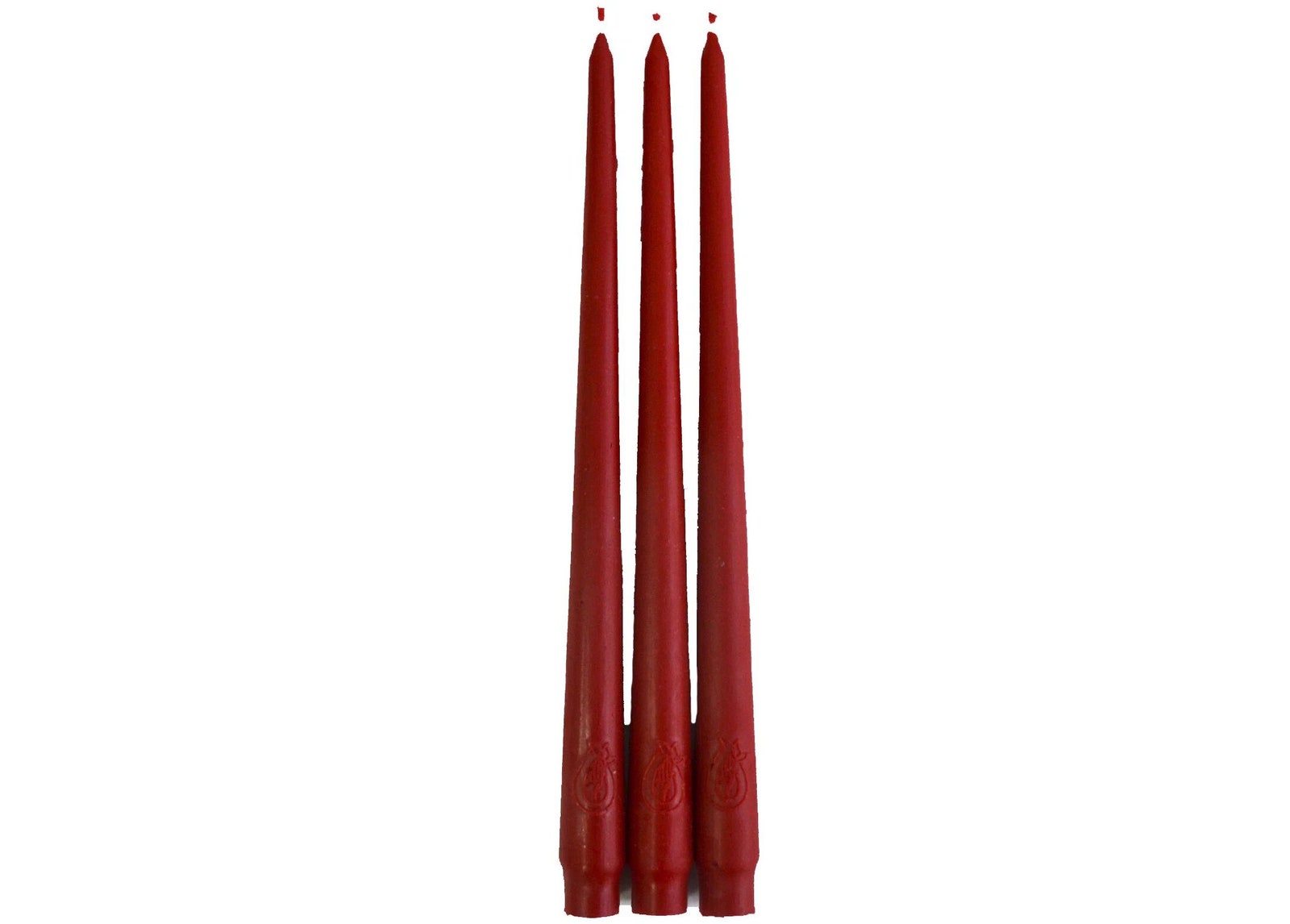 Набор столовых свечей “Классика” в красном цвете 650 руб.