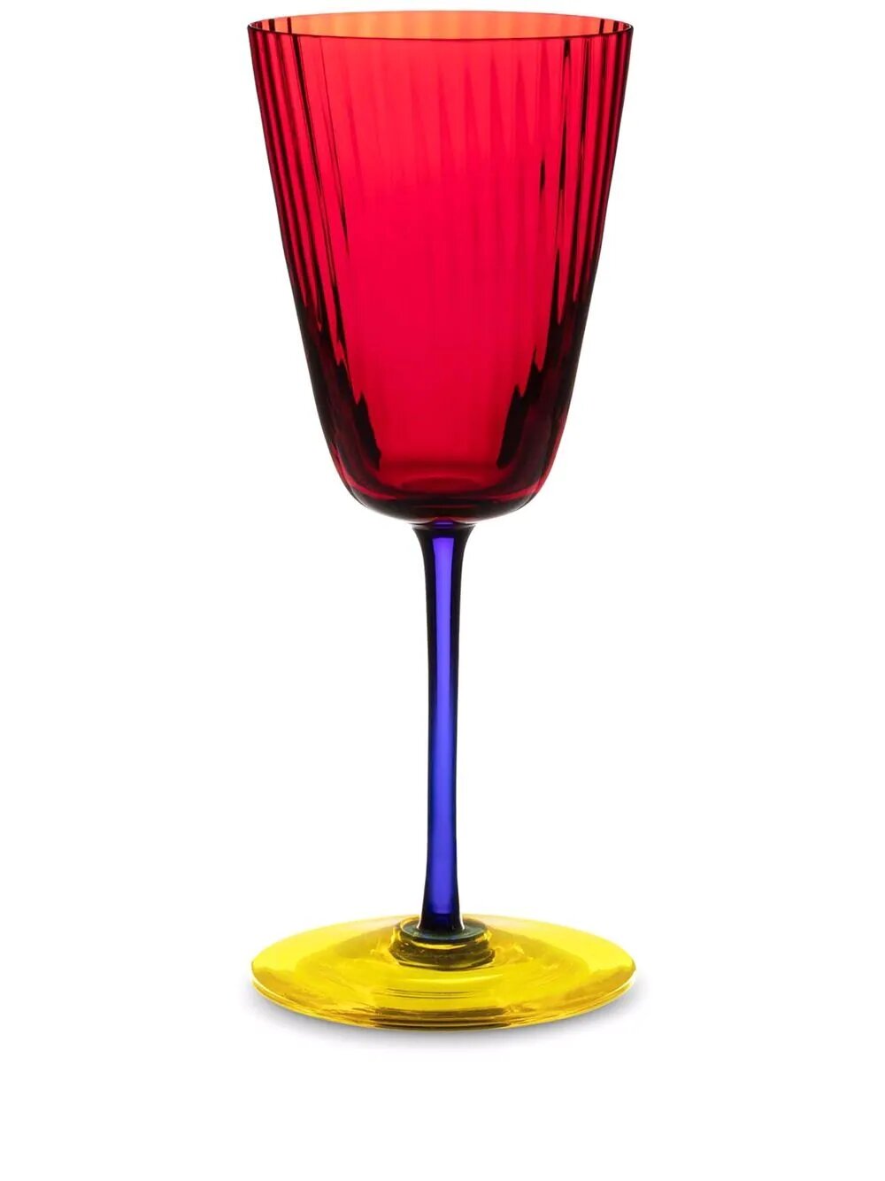 Бокал для вина в стиле колорблок Dolce amp Gabbana красный 33 423 руб.
