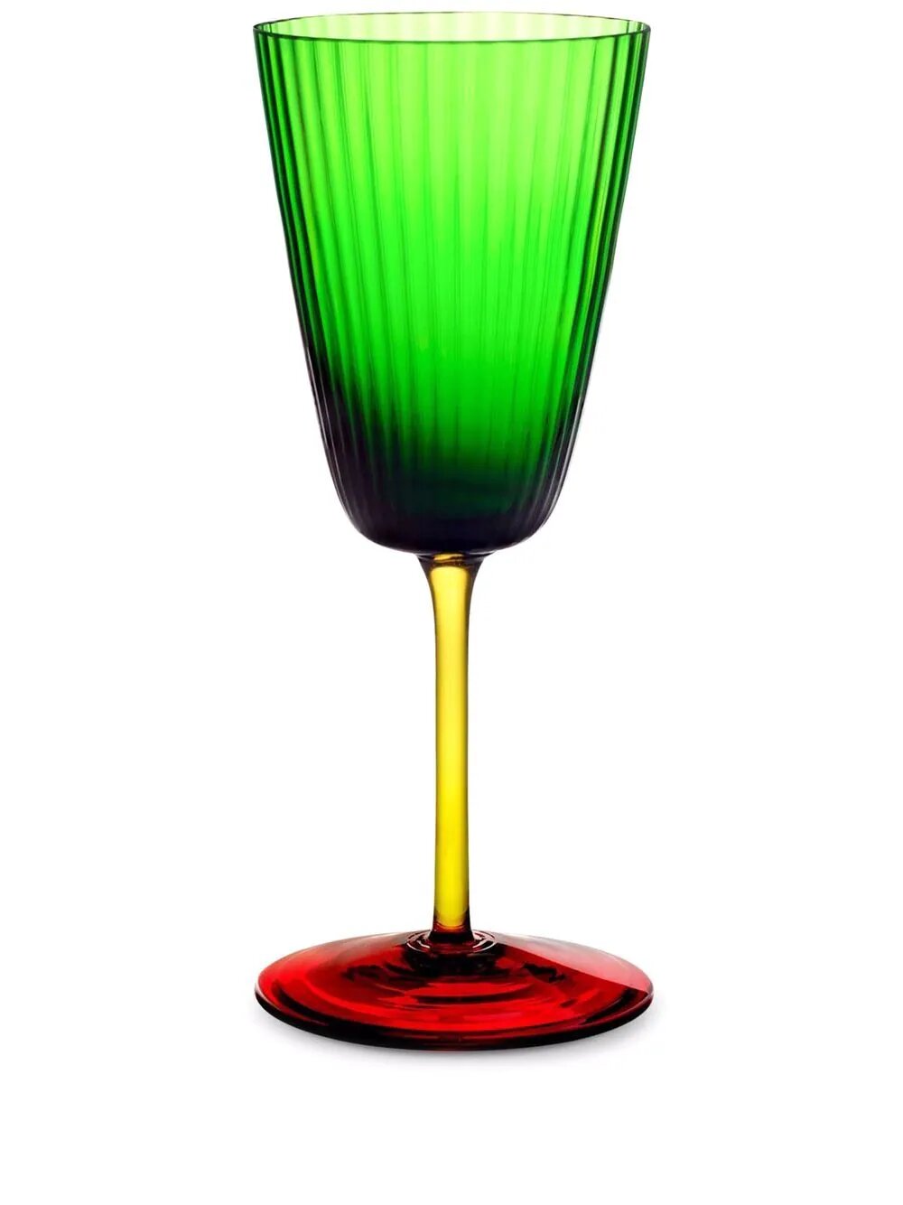 Бокал для вина в стиле колорблок Dolce amp Gabbana зеленый 33 423 руб.