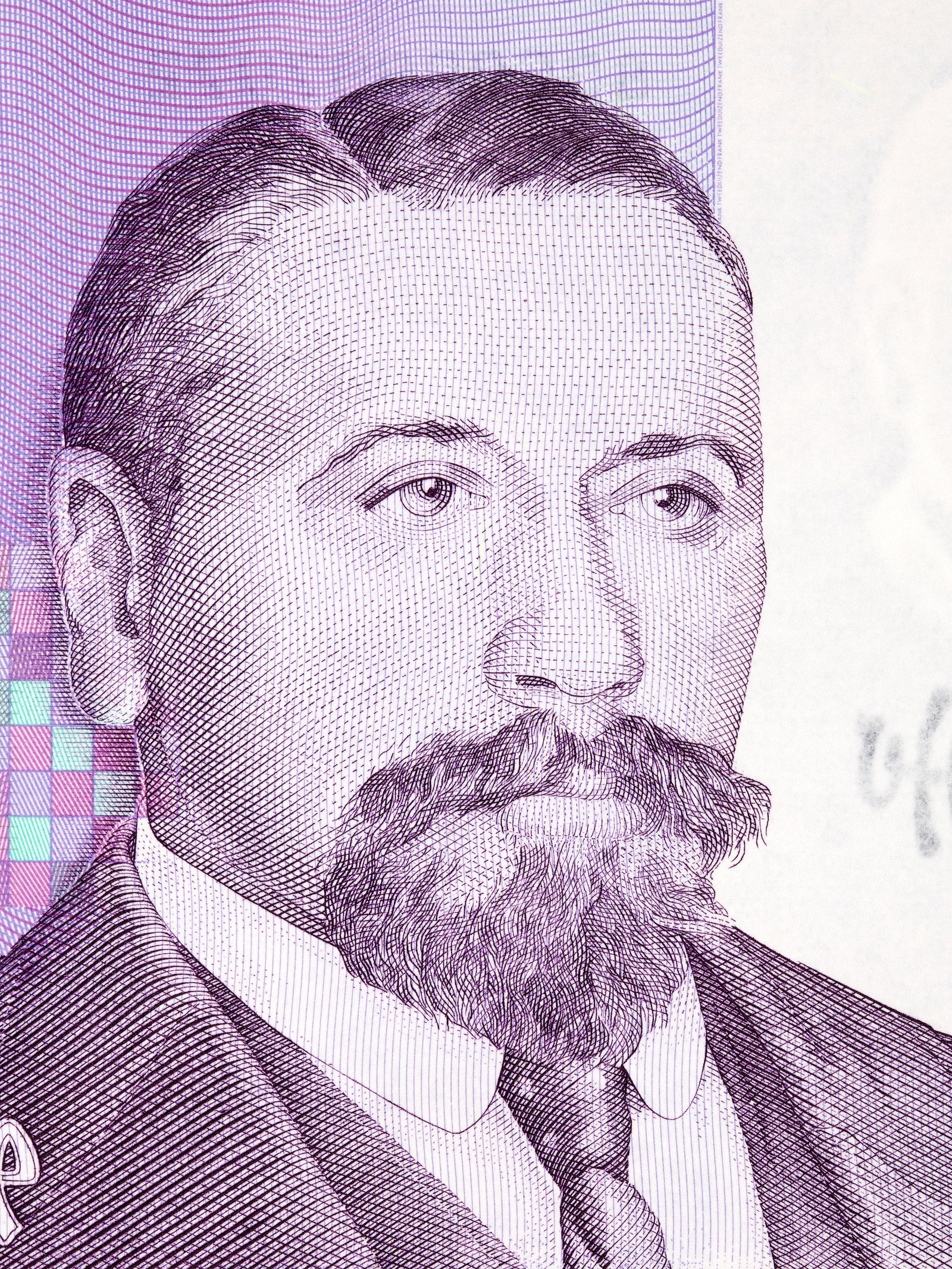 Портрет Виктора Орта на бельгийском франке.nbsp