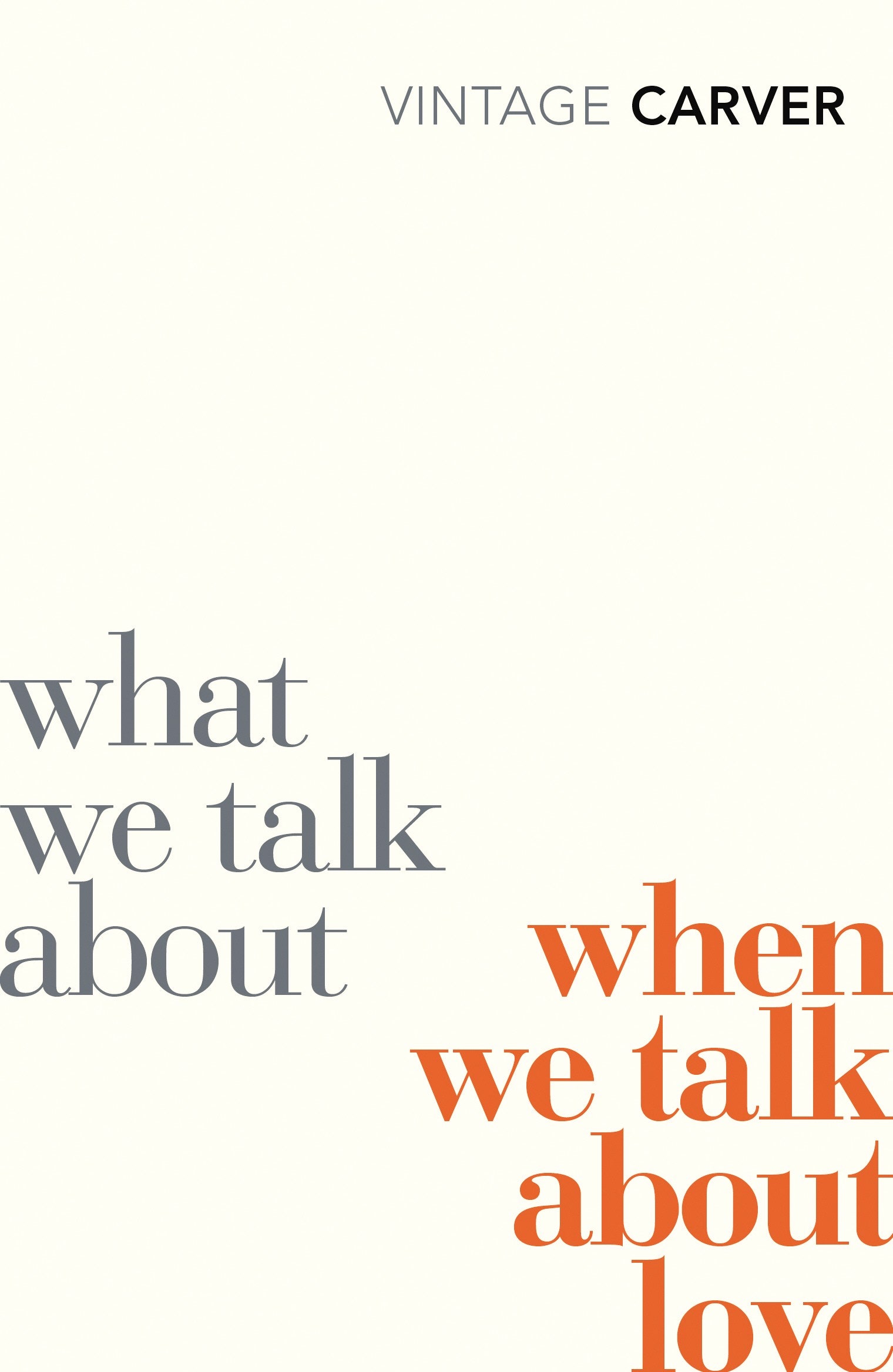 What We Talk About When We Talk About Love 859 руб.