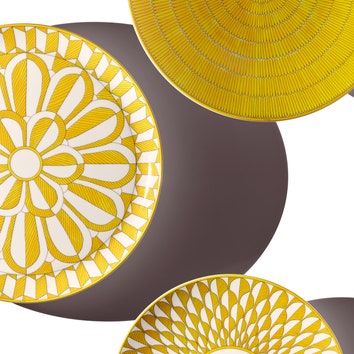 Вдохновленный солнцем: новый сервиз Soleil d'Hermès
