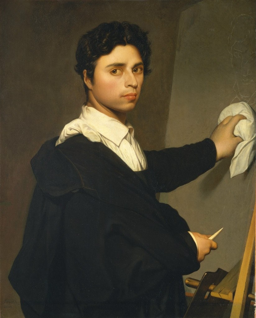 Madame Gustave Hequet . Портрет Энгра в образе молодого человека. 18501860. 884 х 699 см. НьюЙорк Метрополитенмузей.
