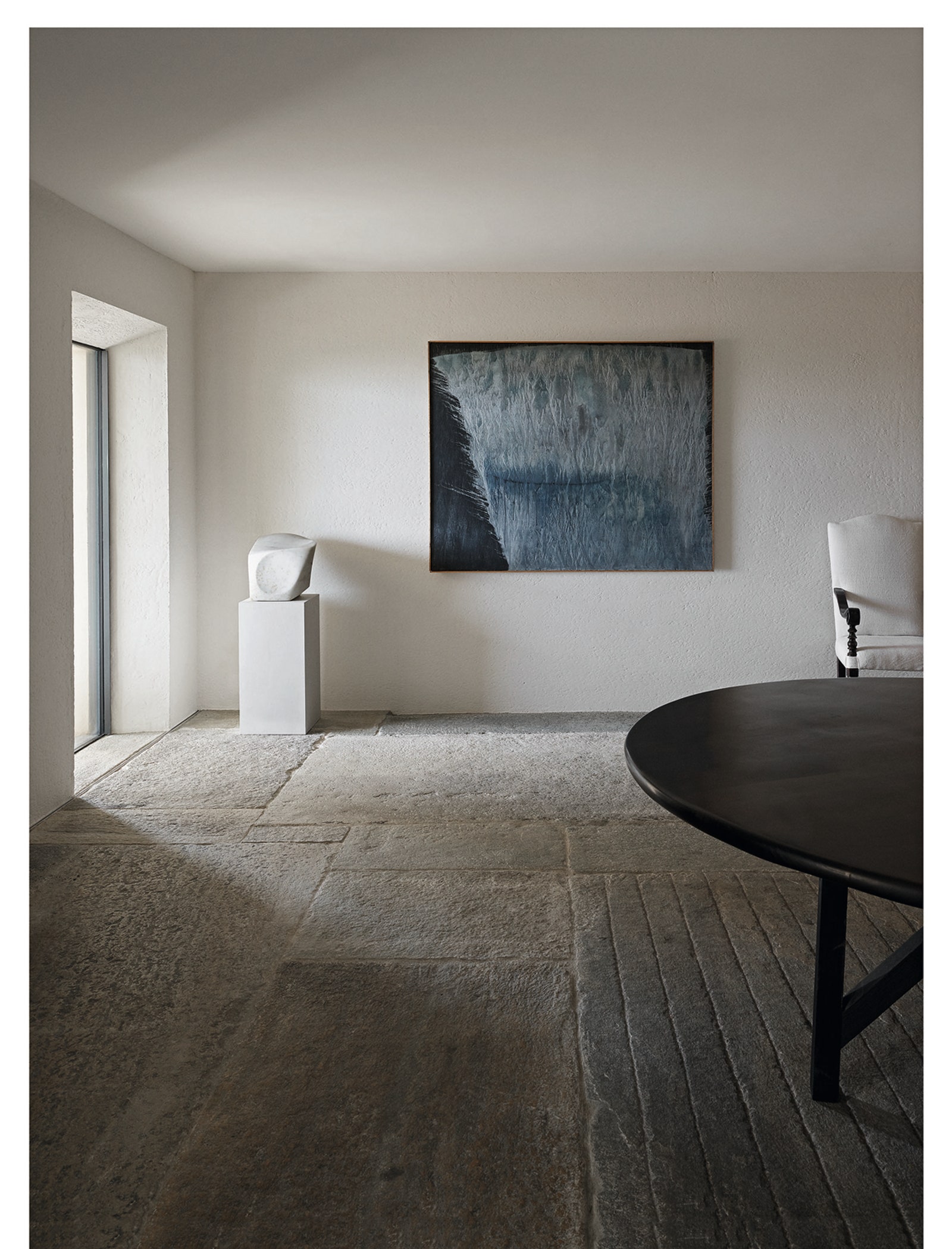 Фрагмент интерьера в доме на Ибице по проекту Акселя Вервордта.