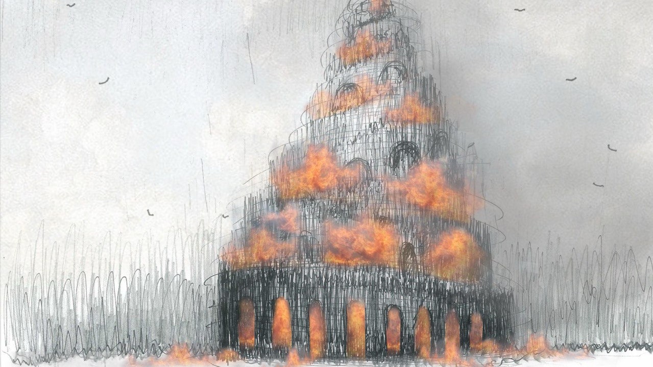 На Масленице в НиколеЛенивце сожгут артобъект “Вавилонская башня”