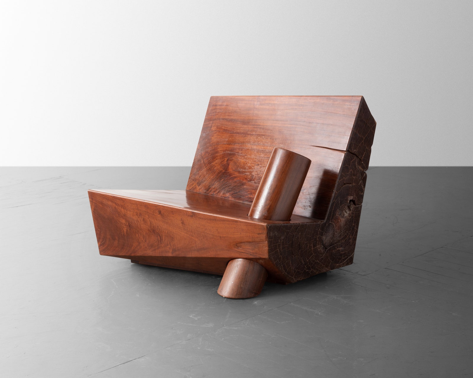 Lounge chair in ipê wood