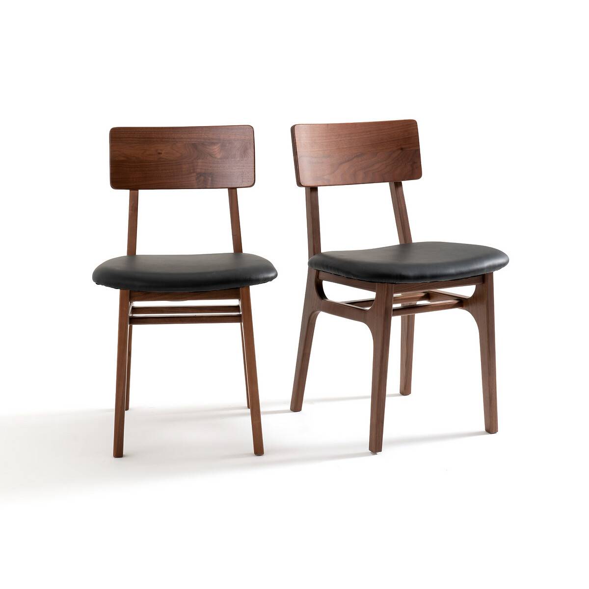 Комплект из 2 стульев из массива орехового дерева и кожи La Redoute Interieurs 83 899 руб. 67 119 руб.